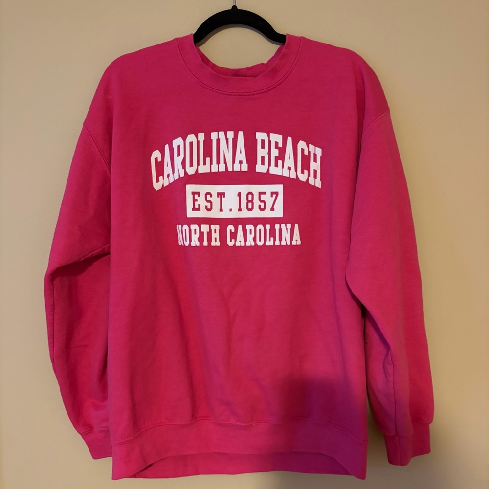 Gildan Carolina Beach Pink Sweatshirt